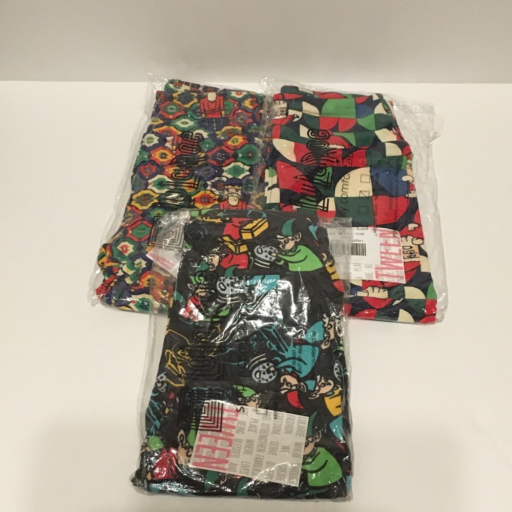LuLaRoe Christmas Legging bundle (Tween)